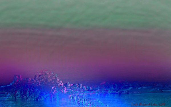 Blue Landscape by Lutz Roland Lehn